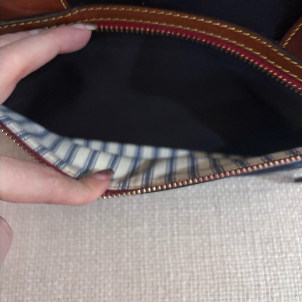 Dooney & Bourke Black and Brown Satchel - Picture 4 of 8